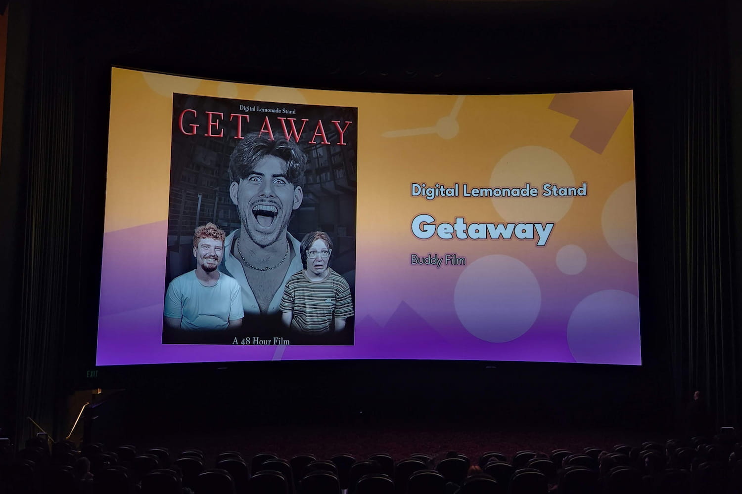 GETAWAY on the big screen